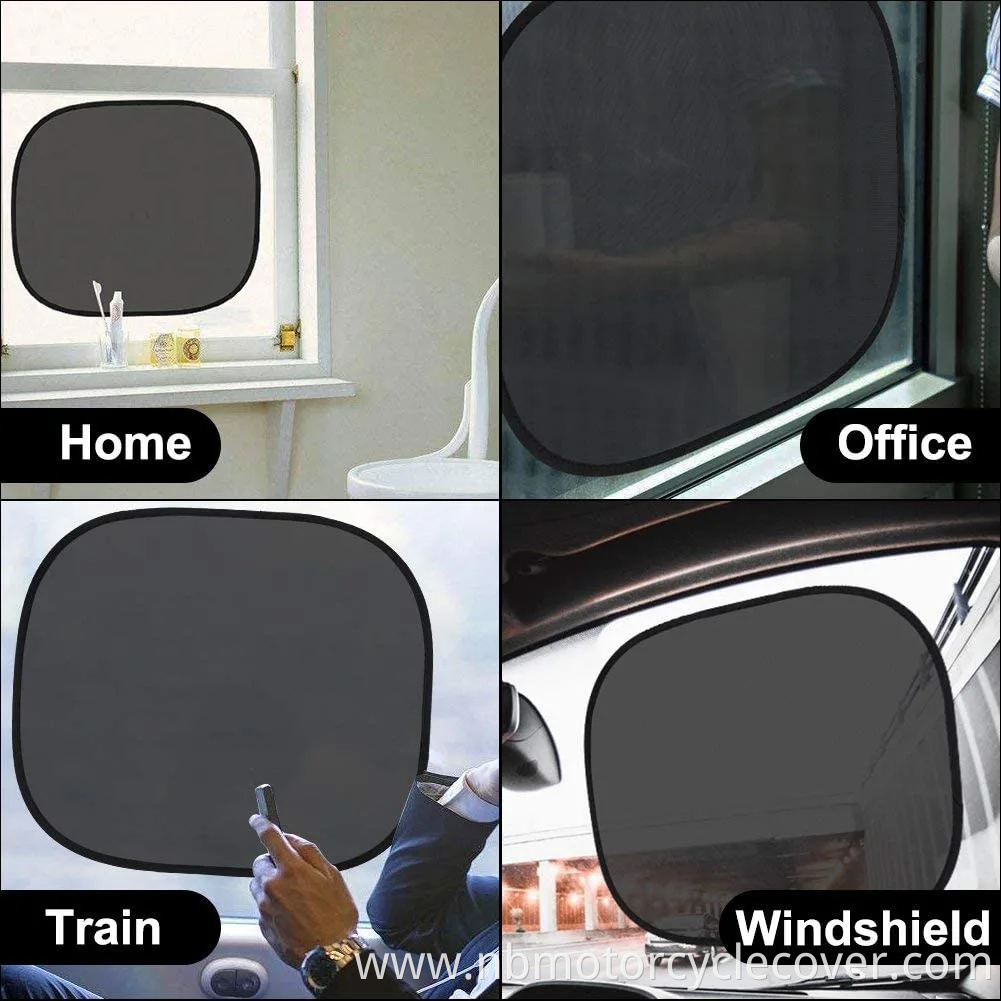 Car Window Shade, Car Side Window Sun Shade for Baby with Suction Cups, Double-Layer Mesh Sun Block to Protect Kids Pets From Sun/UV Rays, Fits Most Cars/Suvs